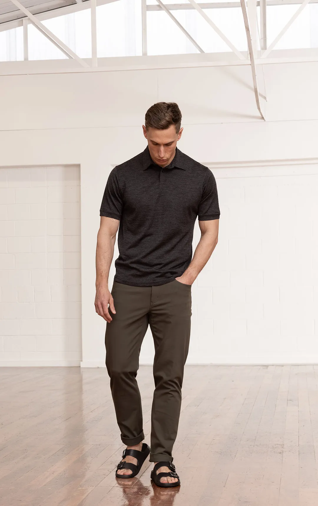 180GSM MERINO SS POLO