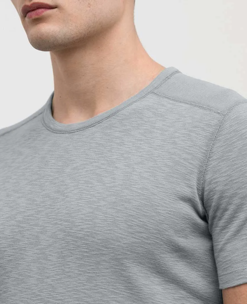 1x1 Slub Short Sleeve Crewneck Haze