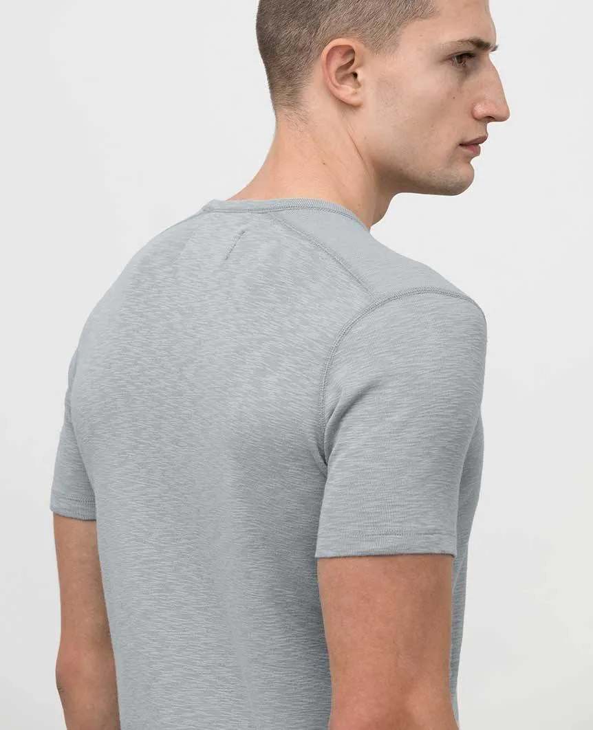1x1 Slub Short Sleeve Crewneck Haze
