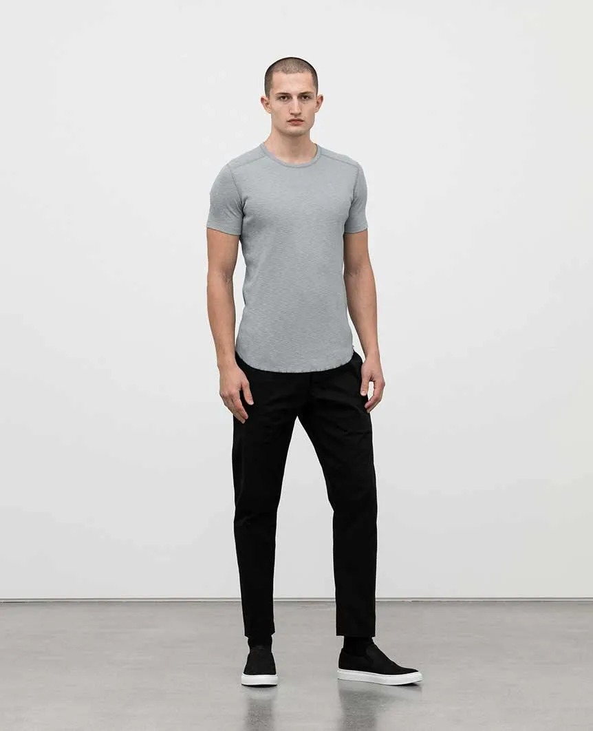 1x1 Slub Short Sleeve Crewneck Haze