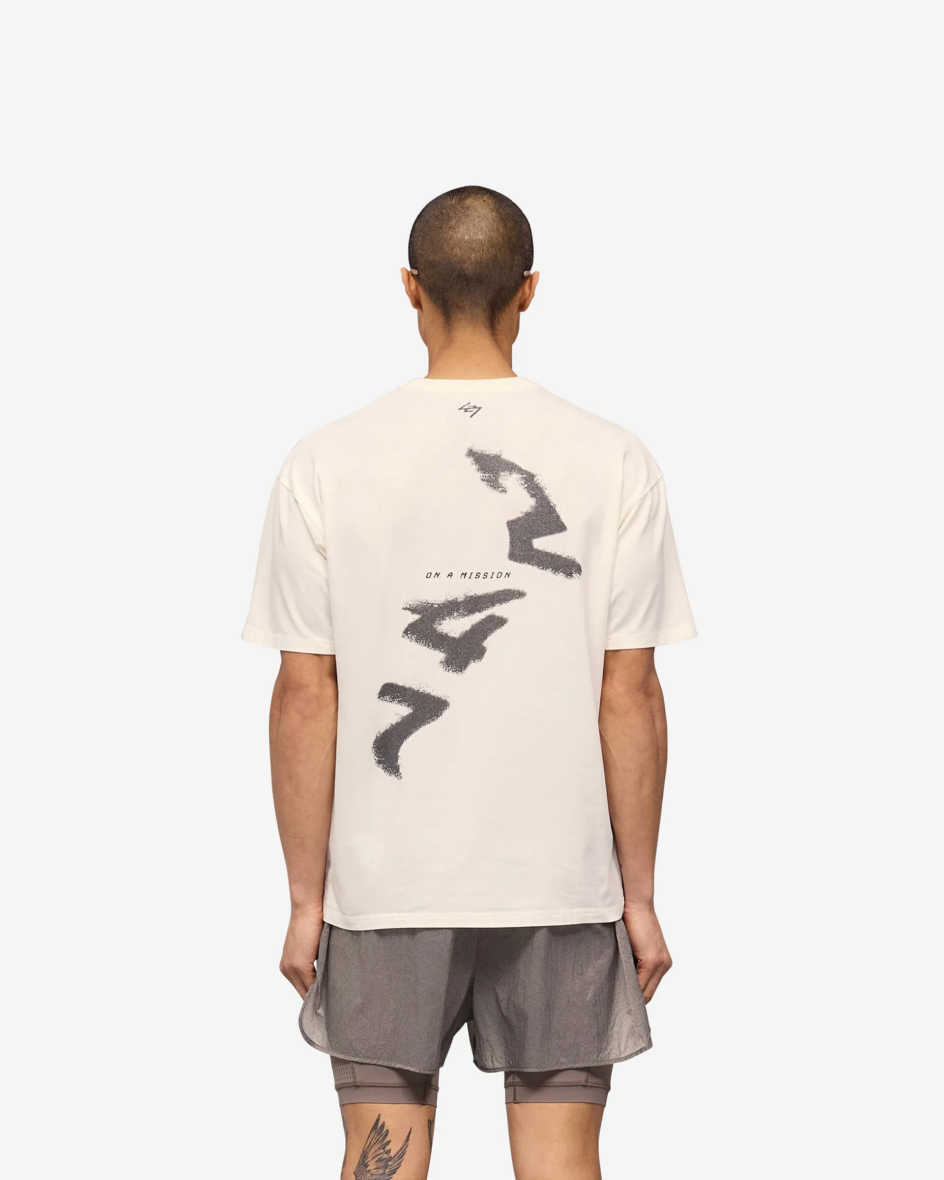 247 Motion Oversized T-Shirt - Flat White