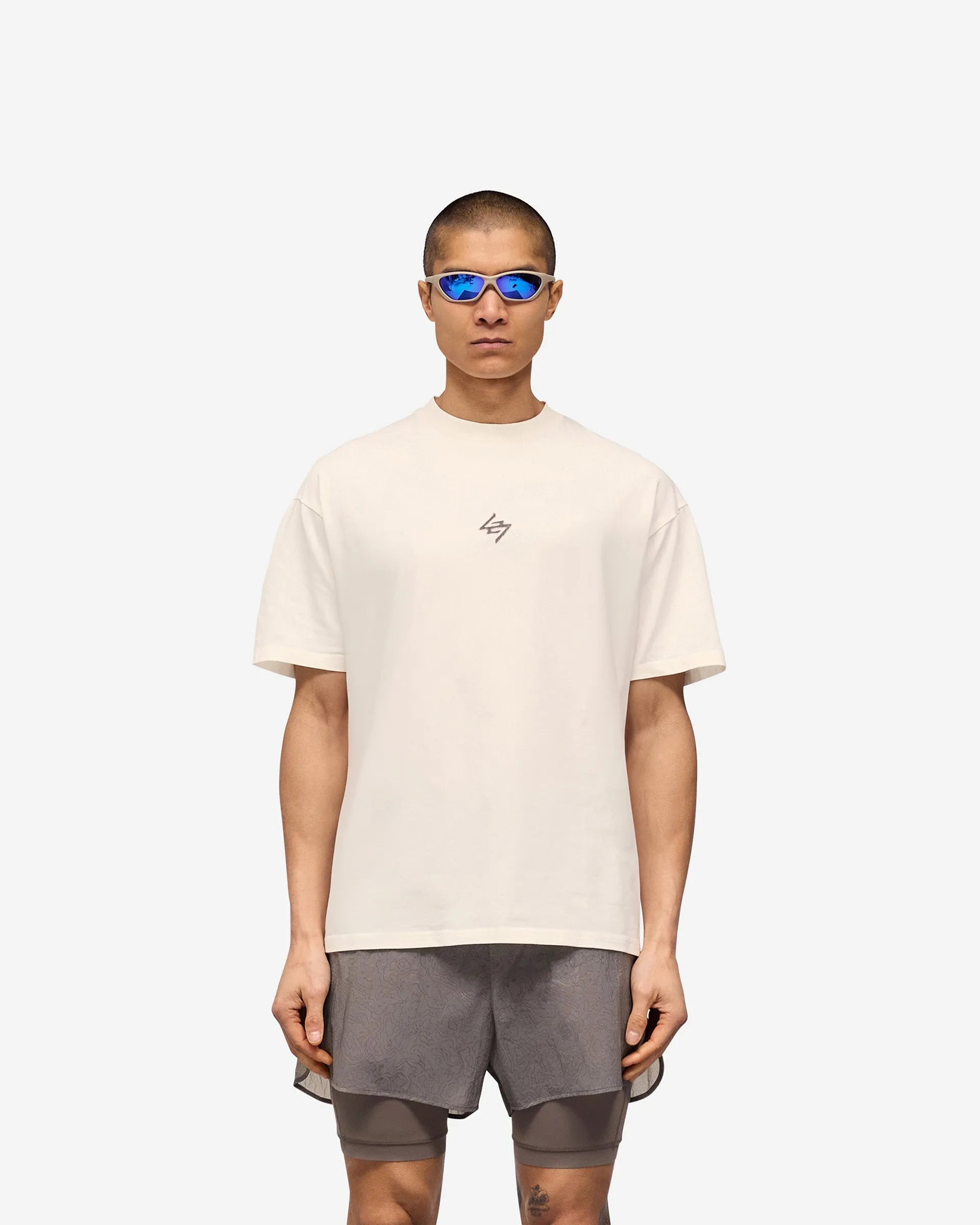 247 Motion Oversized T-Shirt - Flat White