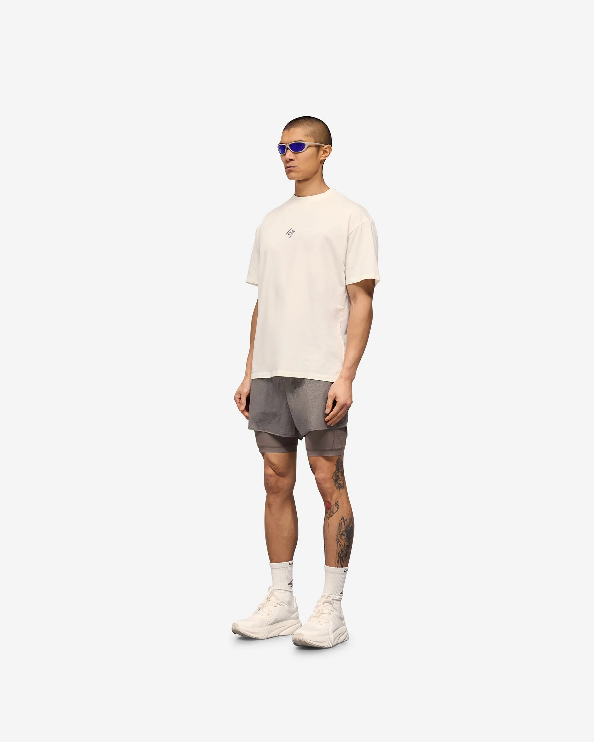 247 Motion Oversized T-Shirt - Flat White