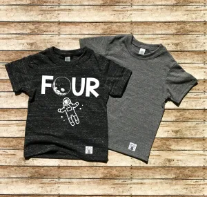 4th Birthday Shirt - Space Shirt