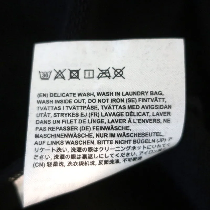 Acne Studios Roni Sequined Crewneck Sweatshirt Black Cotton Size Extra Small