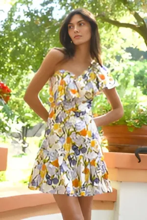 Adelyn Rae - Kylie One Shoulder Mini Dress