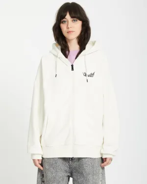 Alix Zip-up Hoodie - STAR WHITE