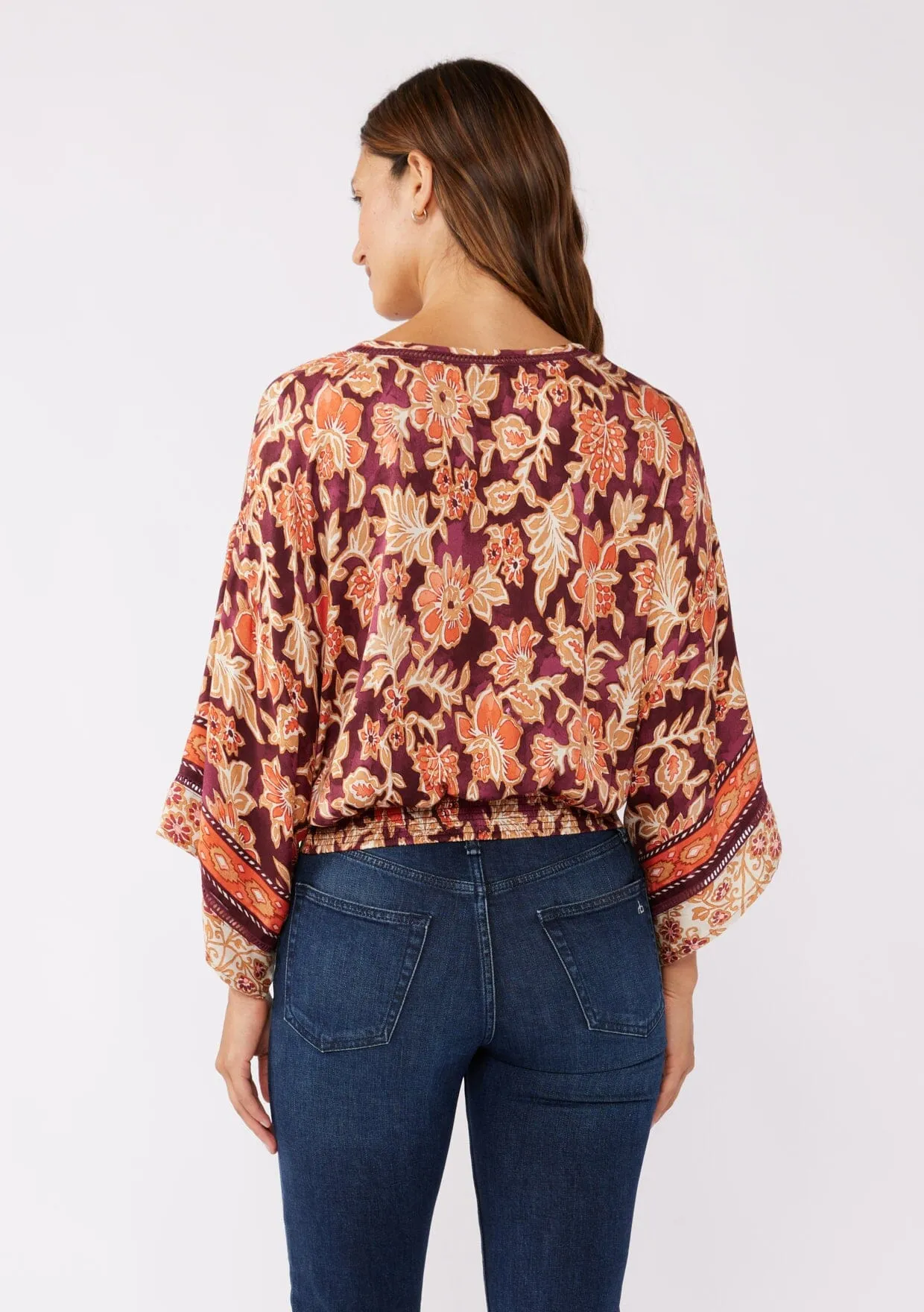 Amber Fields Kimono Sleeve Blouse