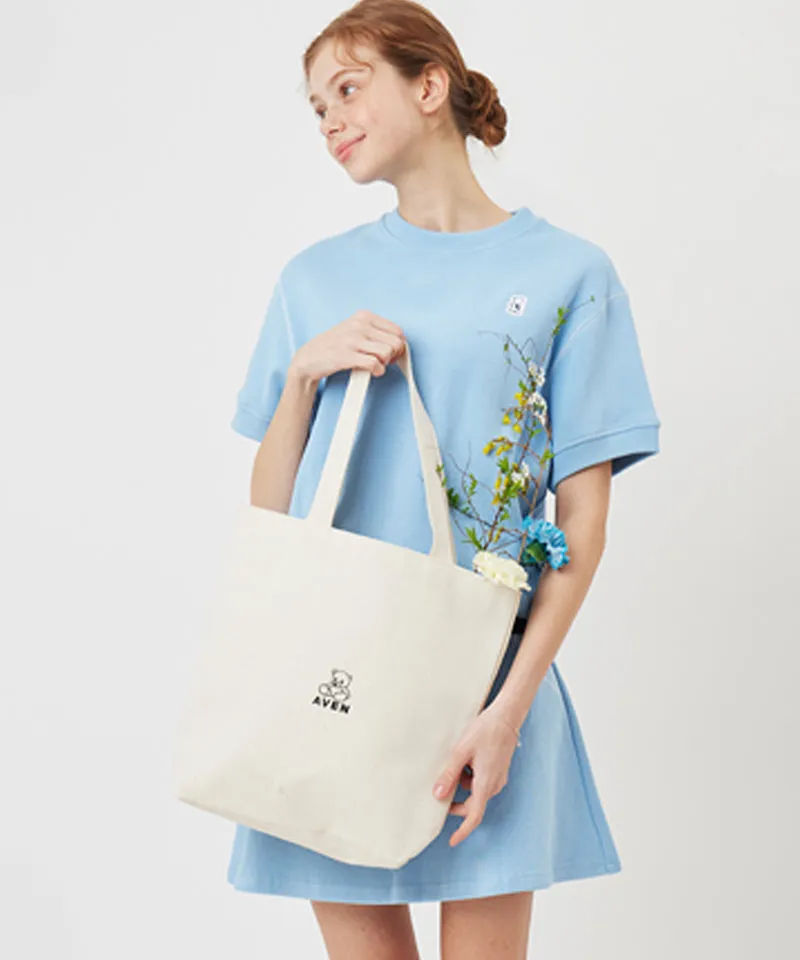 AVEN Stitched Cotton Short Sleeve T-shirt - Sky Blue
