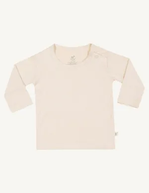 Baby Long Sleeve Top - Chalk