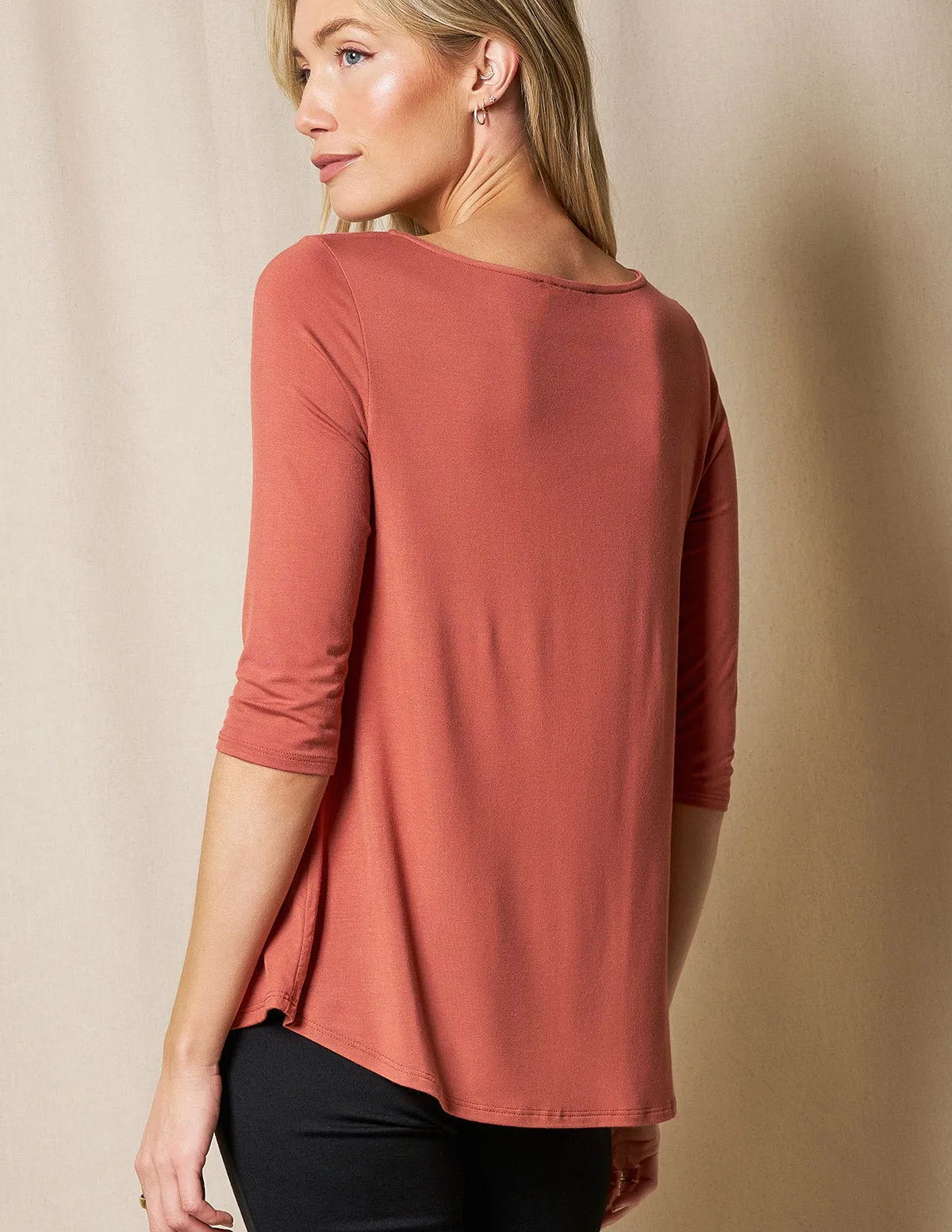 Bamboo 3/4 Sleeve Tee