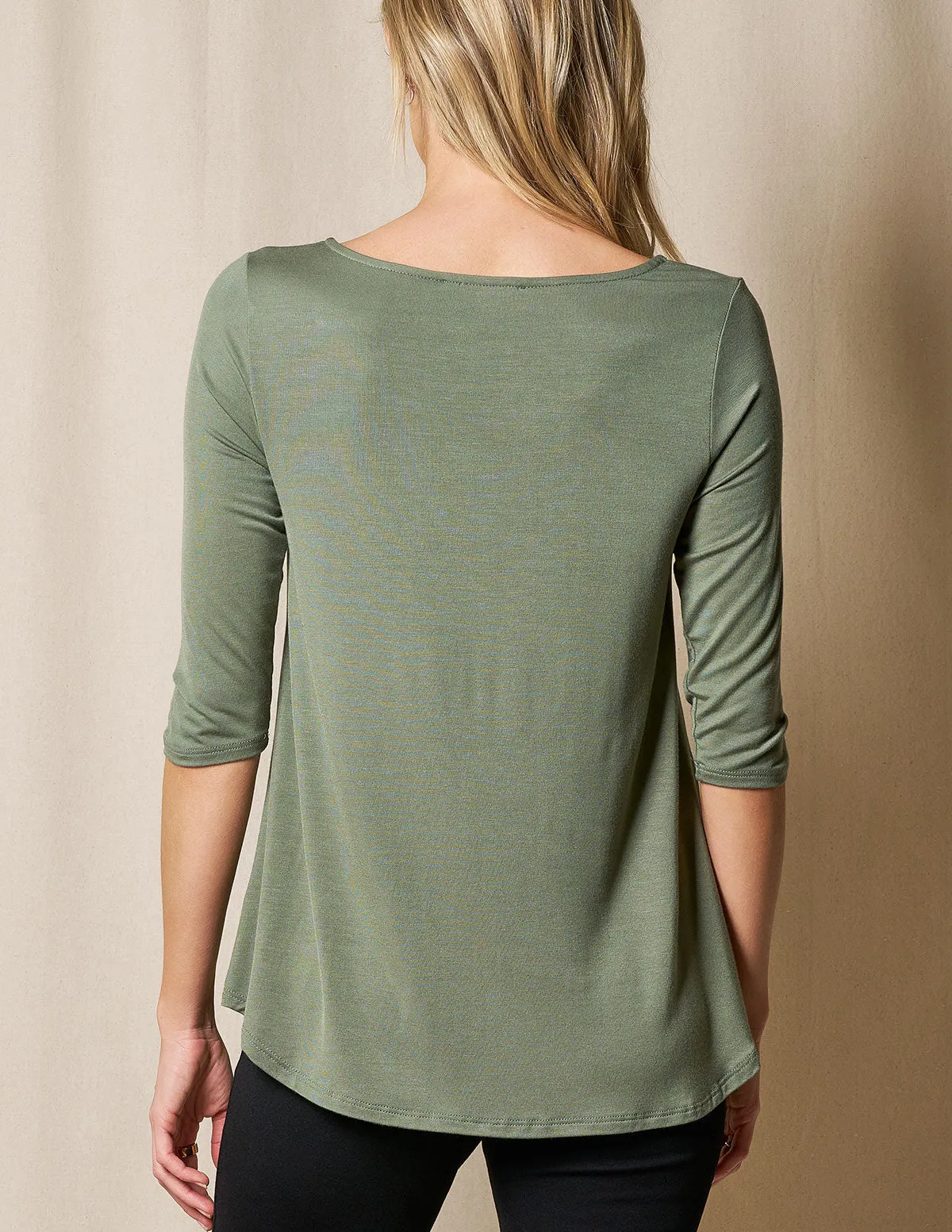 Bamboo 3/4 Sleeve Tee