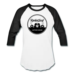 Baseball T-Shirt - Circle Flowers