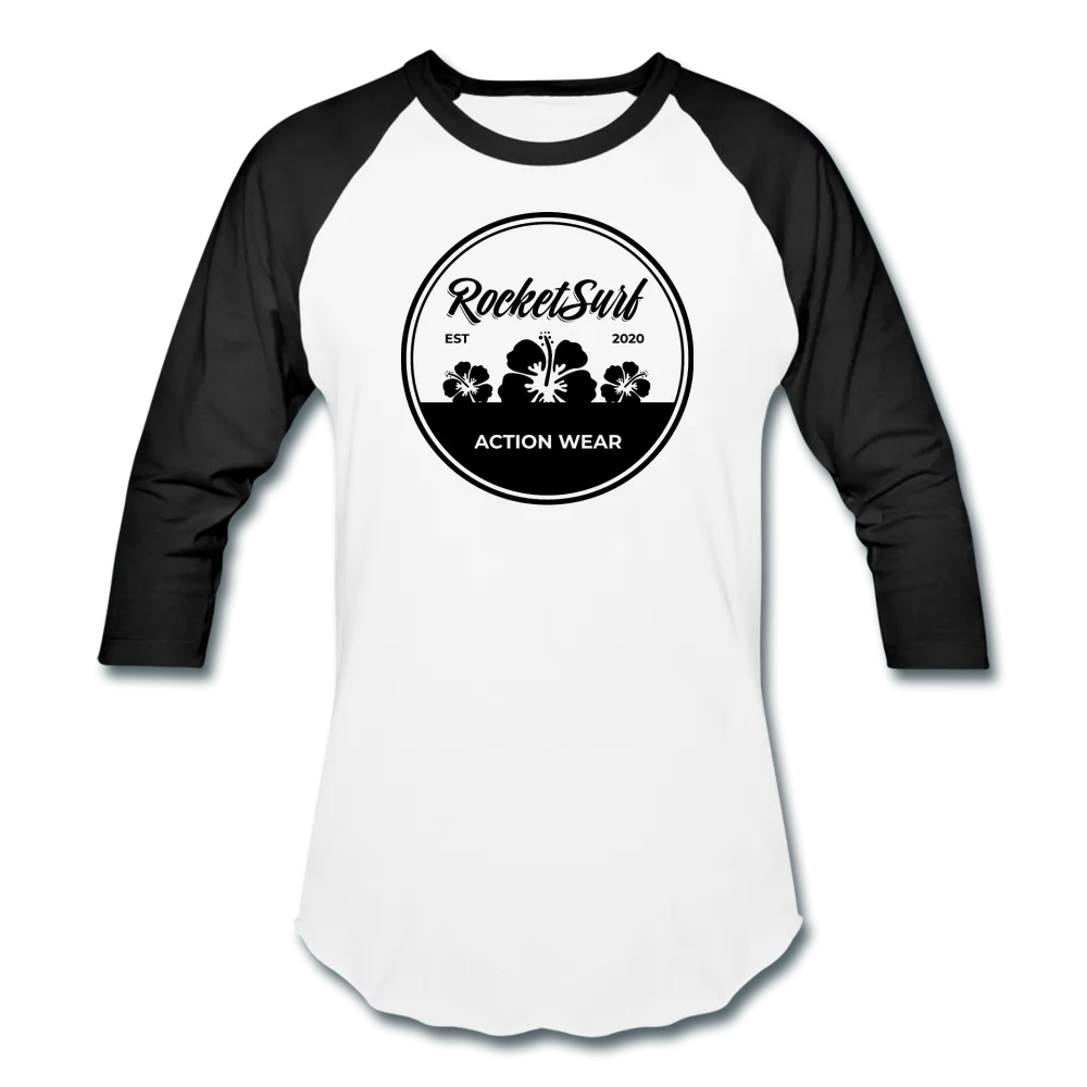 Baseball T-Shirt - Circle Flowers