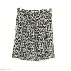 Black & White Geometric Skirt (Ann Taylor)