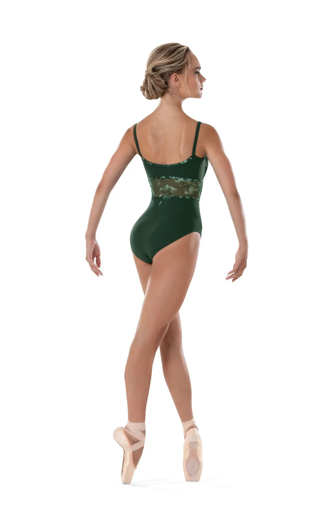 Bloch Scoop Neck Mesh Detail Camisole Leotard