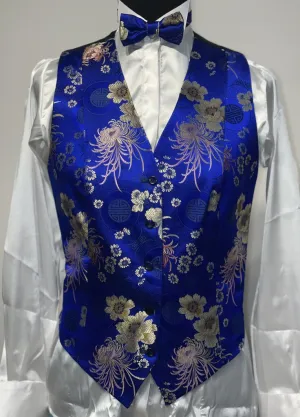 Blue formal floral set