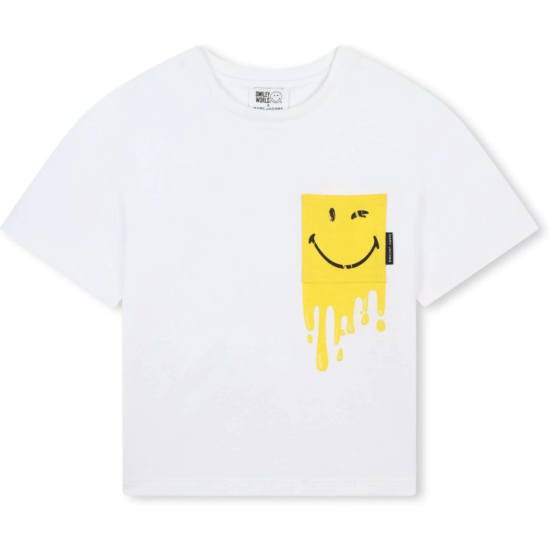 Boys White Smile T-shirt