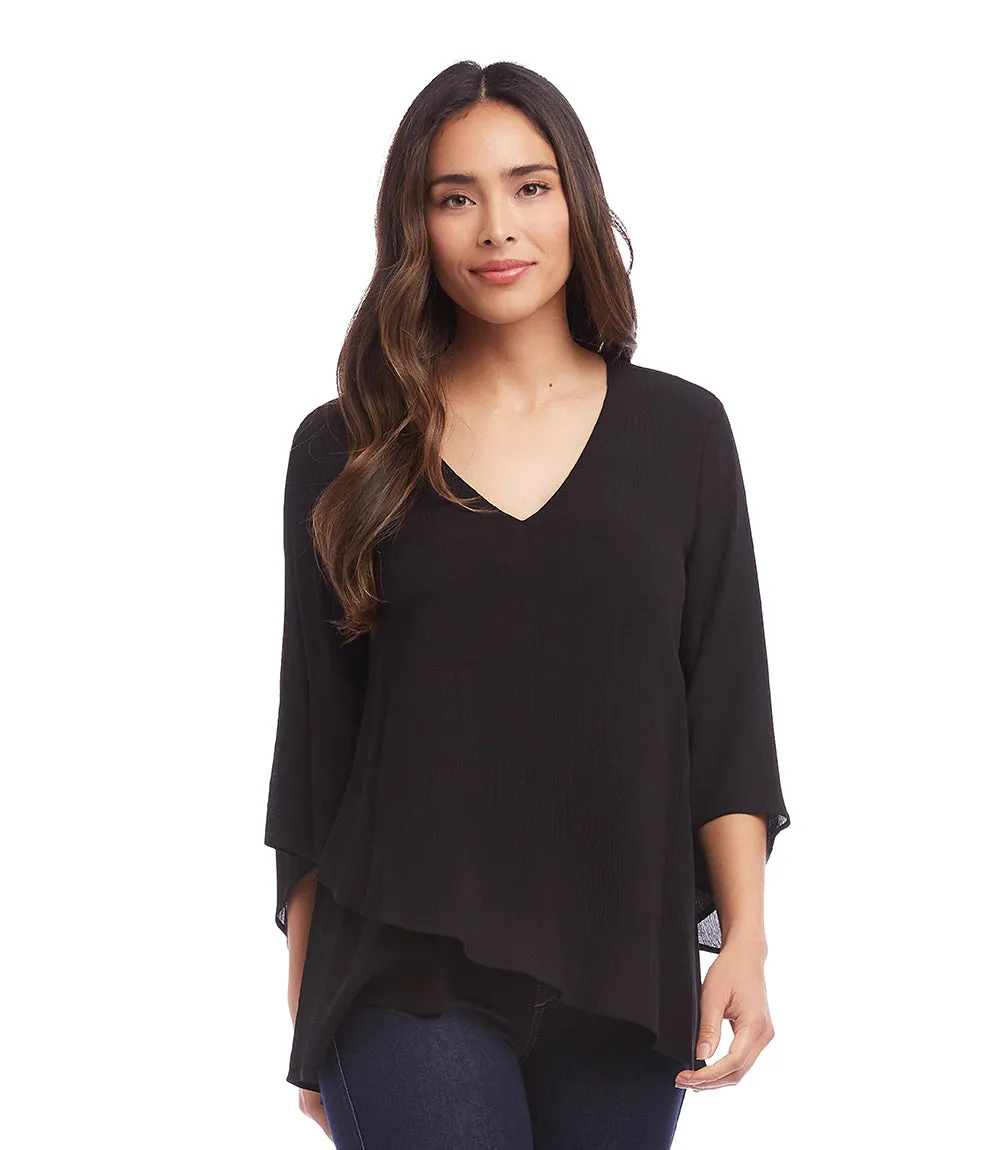 Bracelet Sleeve Asymmetric Top