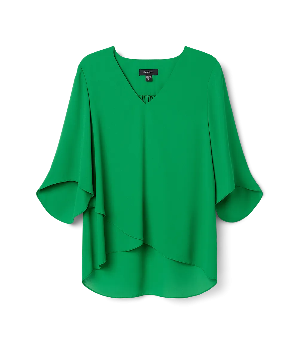 Bracelet Sleeve Asymmetric Top