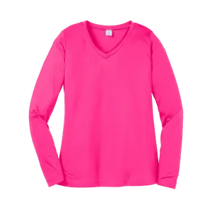 C2246W Ladies Long Sleeve V-Neck Competitor Tee