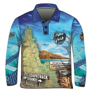 Cape York | Cape York Tour Blue Fishing Shirt (2025) ★Pre-Order★