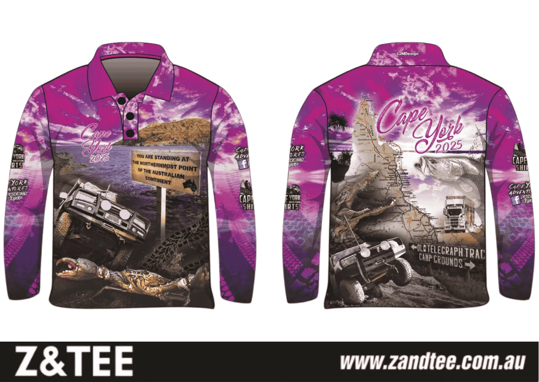 Cape York | Complete Cape York Pink Fishing Shirt (2025) ★Pre-Order★
