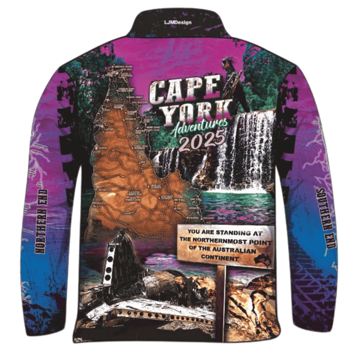 Cape York | Gunshot Croc Purple Fishing Shirt (2025) ★Pre-Order★