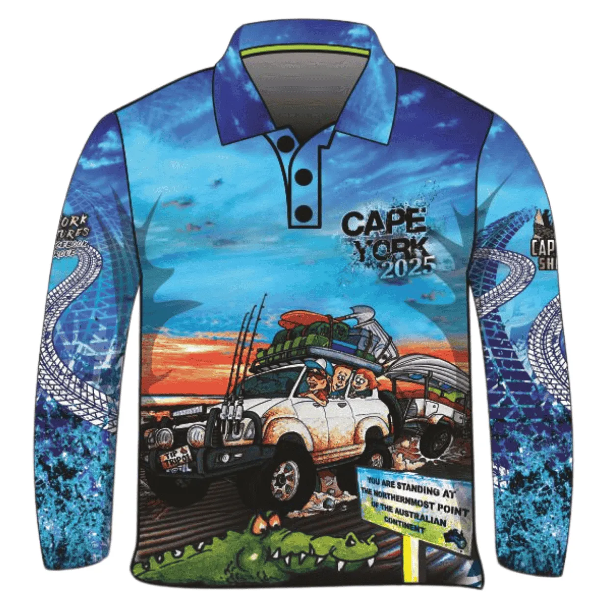 Cape York | Packed for the Tip Blue Fishing Shirt (2025) ★Pre-Order★