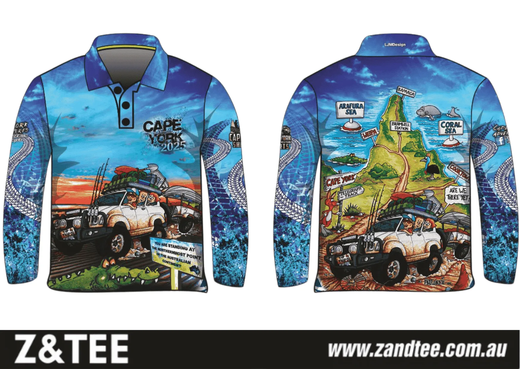 Cape York | Packed for the Tip Blue Fishing Shirt (2025) ★Pre-Order★