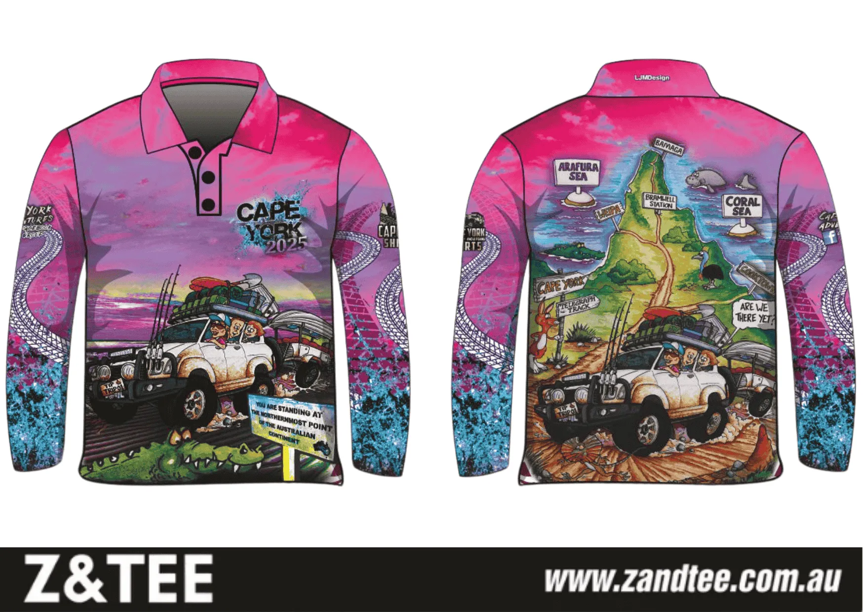 Cape York | Packed for the Tip Pink Fishing Shirt (2025) ★Pre-Order★