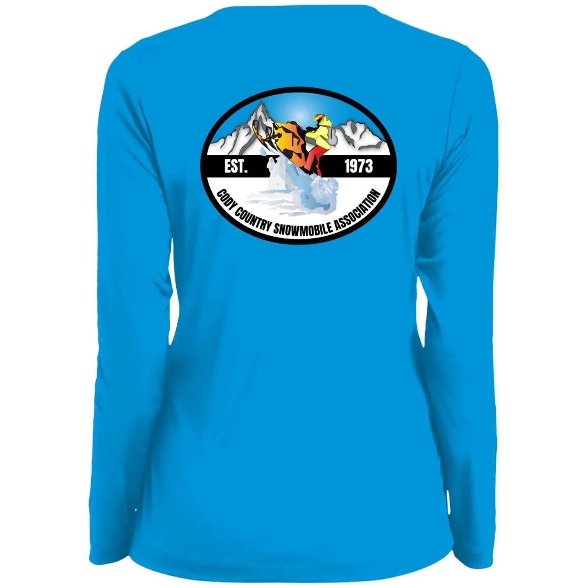 CCSA 1788 Ladies' Moisture-Wicking Long Sleeve V-Neck Tee