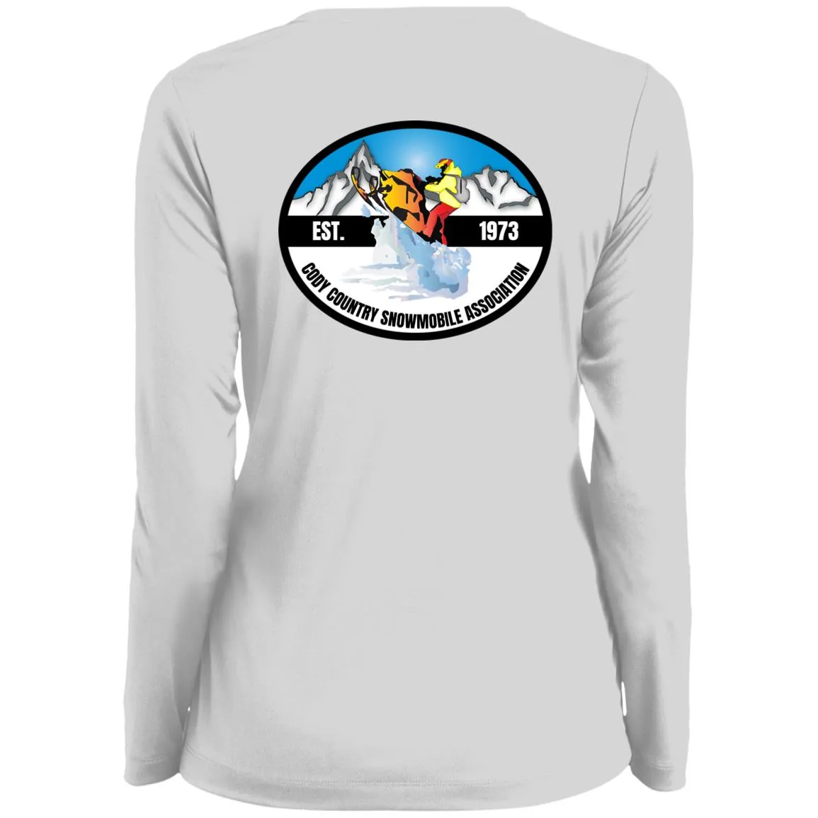 CCSA 1788 Ladies' Moisture-Wicking Long Sleeve V-Neck Tee