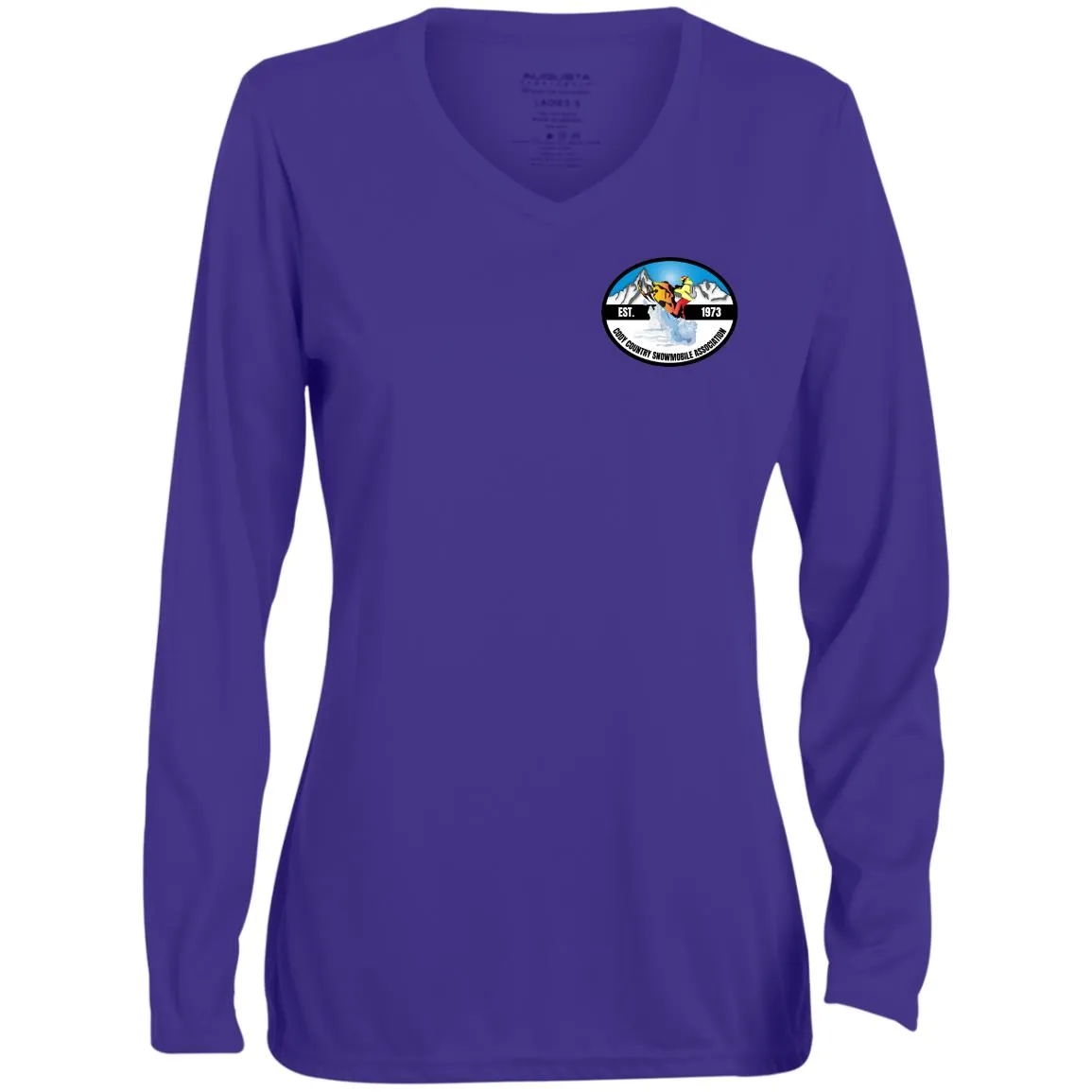 CCSA 1788 Ladies' Moisture-Wicking Long Sleeve V-Neck Tee
