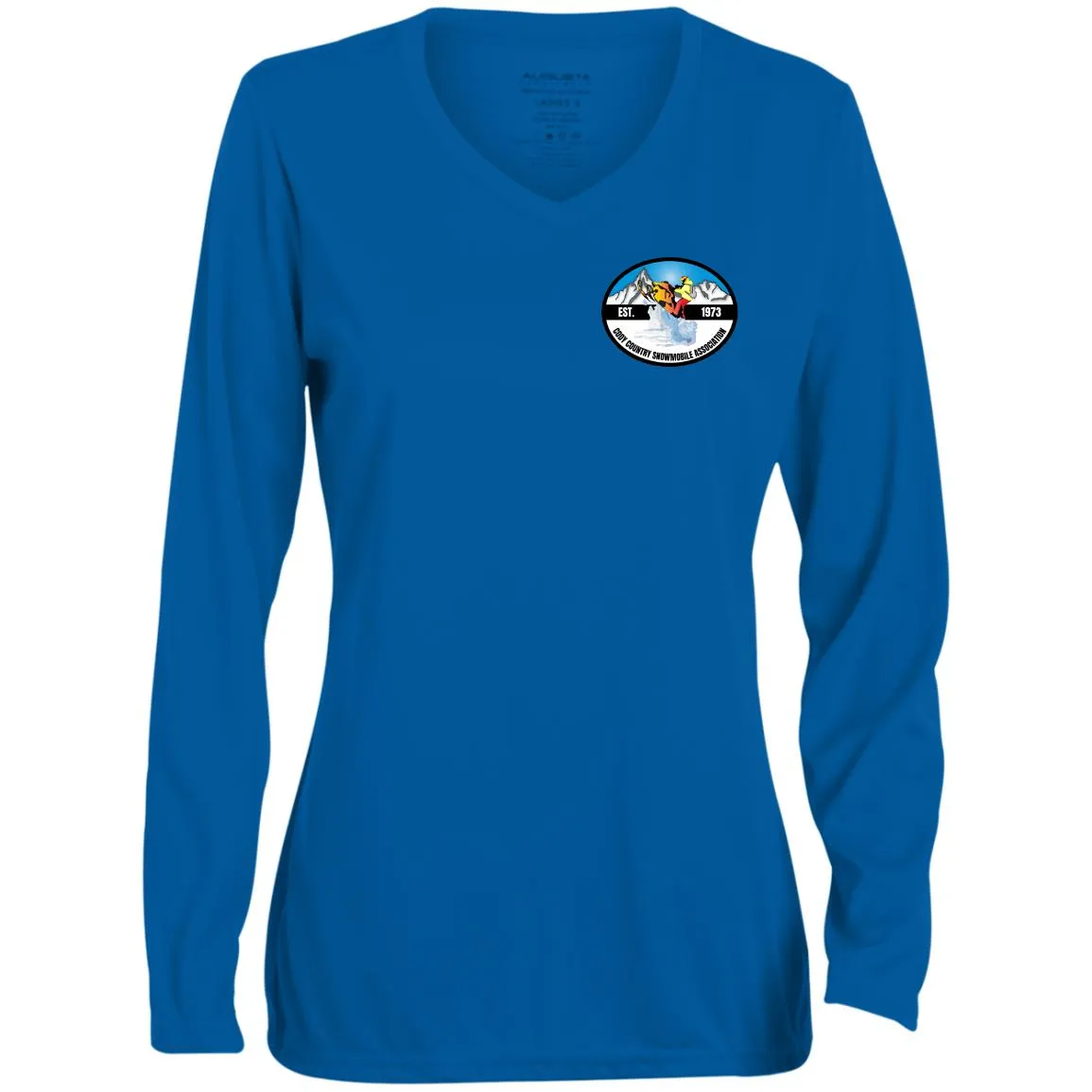 CCSA 1788 Ladies' Moisture-Wicking Long Sleeve V-Neck Tee