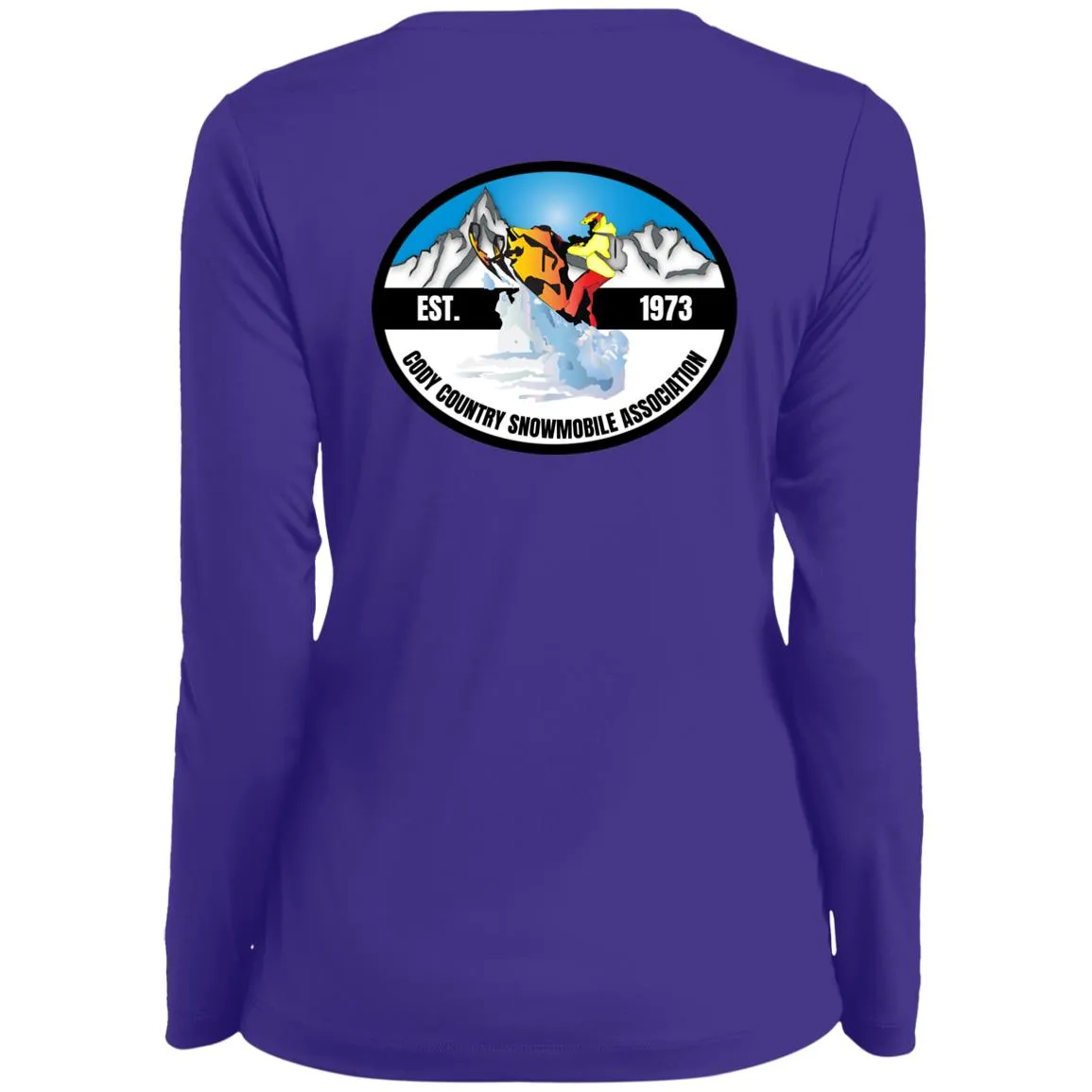 CCSA 1788 Ladies' Moisture-Wicking Long Sleeve V-Neck Tee