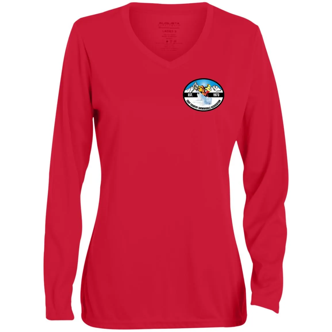 CCSA 1788 Ladies' Moisture-Wicking Long Sleeve V-Neck Tee