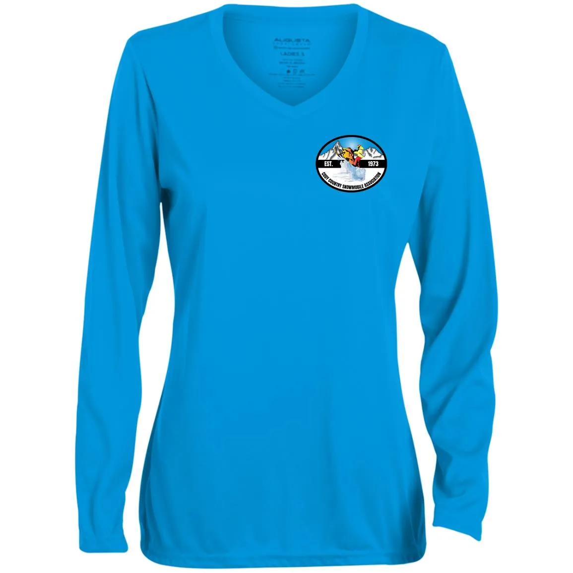 CCSA 1788 Ladies' Moisture-Wicking Long Sleeve V-Neck Tee