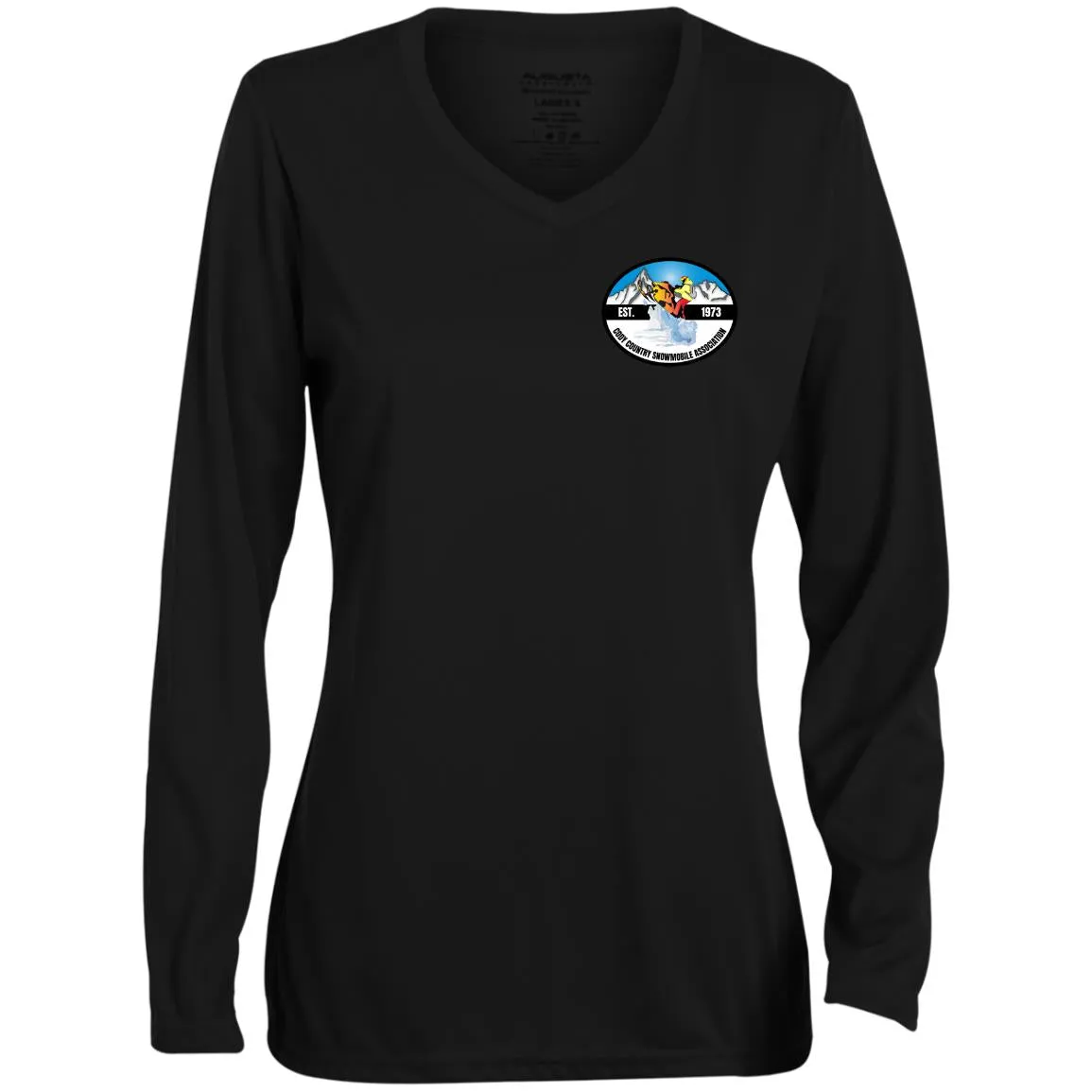 CCSA 1788 Ladies' Moisture-Wicking Long Sleeve V-Neck Tee