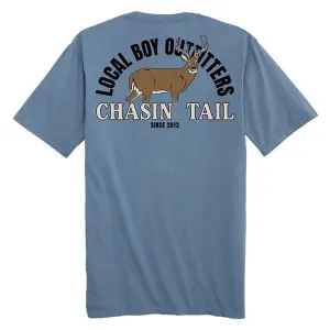 Chasin' Tail Short Sleeve T-Shirt in Slate