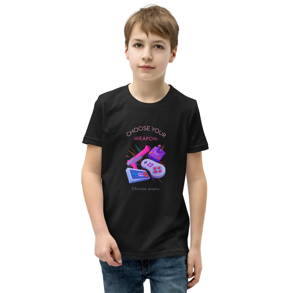 CHOOSE YOUR WEAPON Youth Short Sleeve T-Shirt