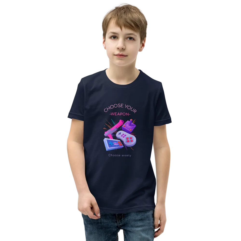 CHOOSE YOUR WEAPON Youth Short Sleeve T-Shirt