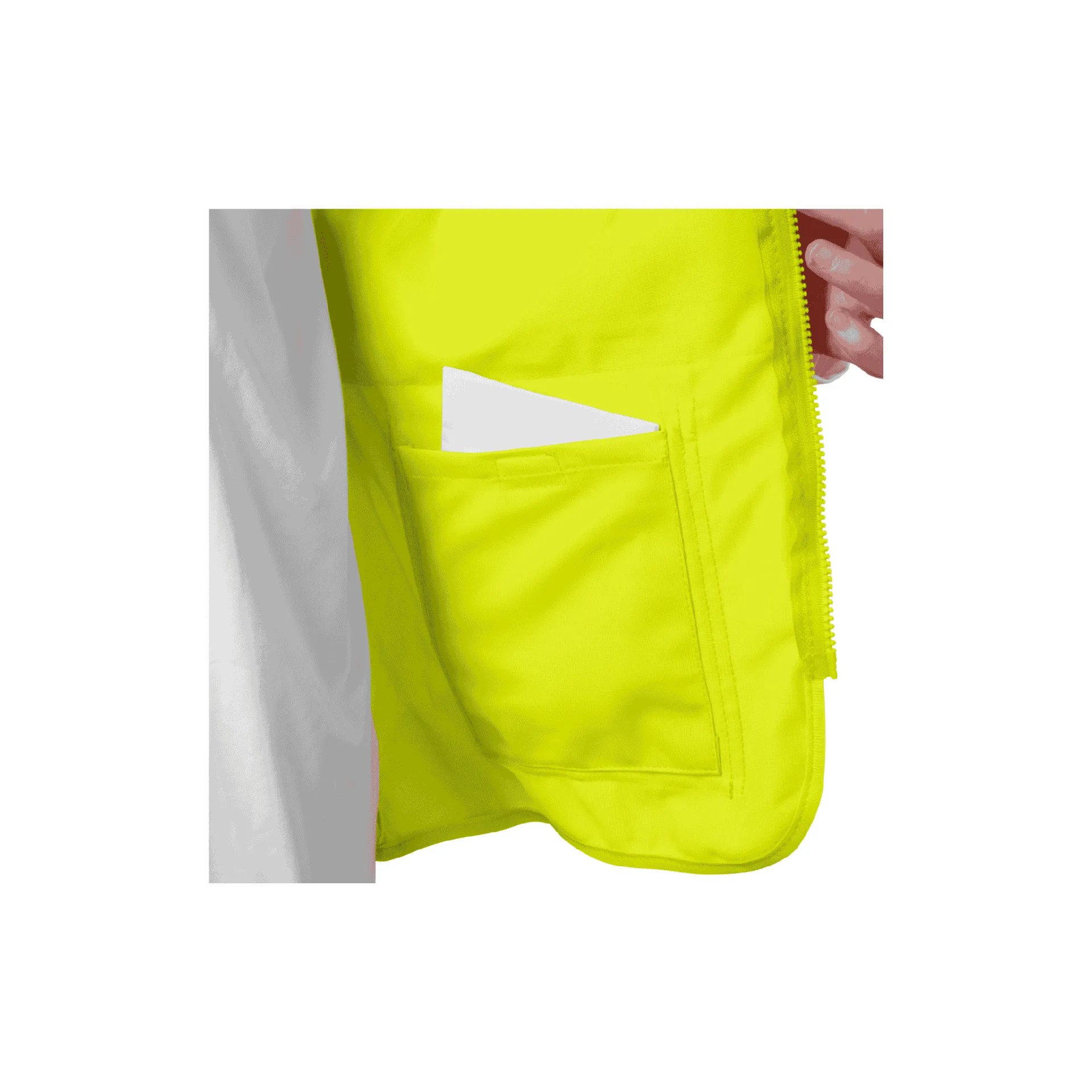 Class 2 Women's Two Tone Safety Vest with Radio Clips