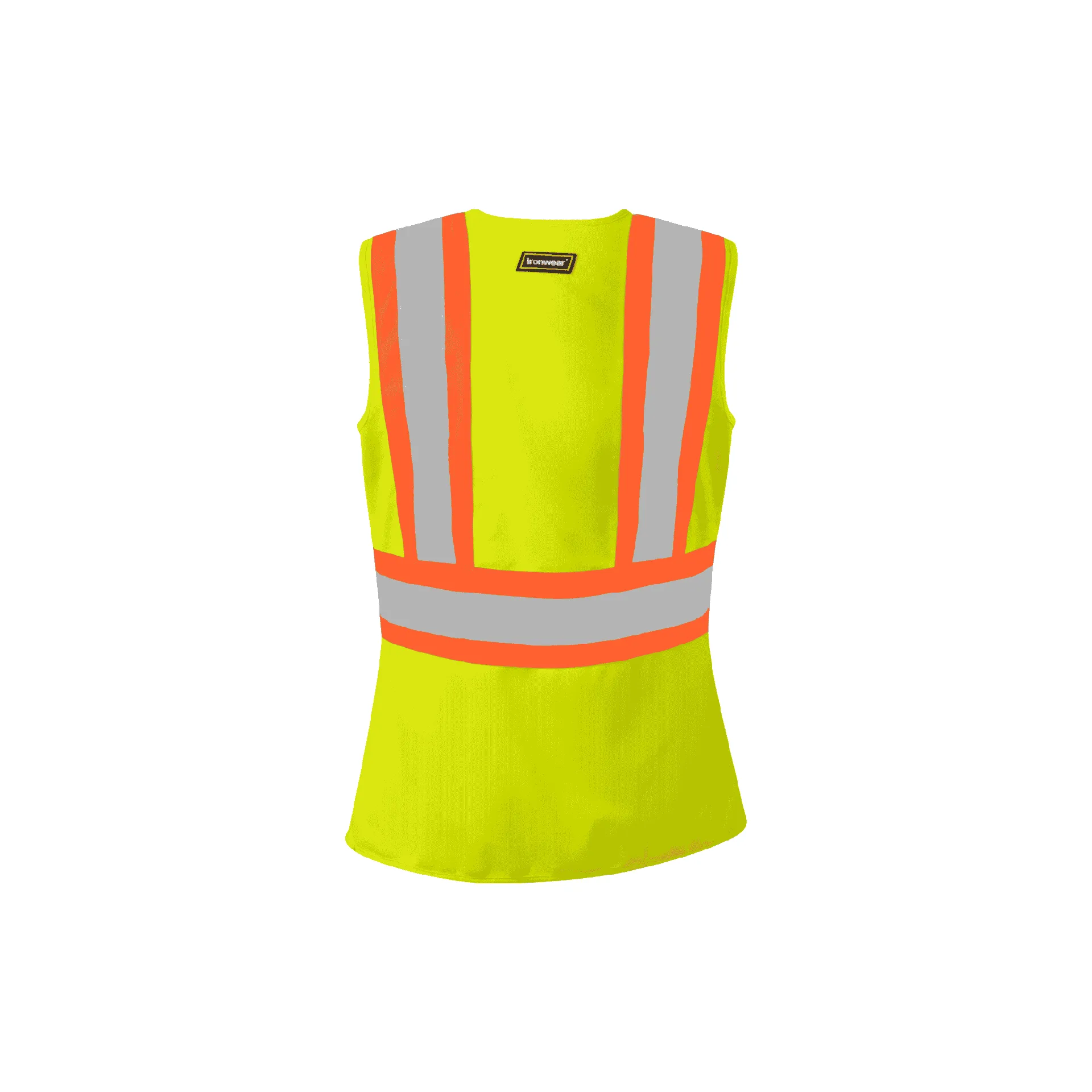 Class 2 Women's Two Tone Safety Vest with Radio Clips