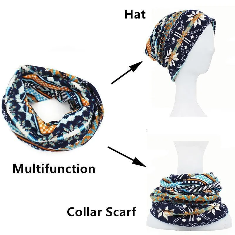 Classic Multi-functional Beanie and Scarf