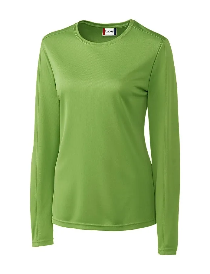 Clique Womens Ice Pique Long Sleeve Tech Tee