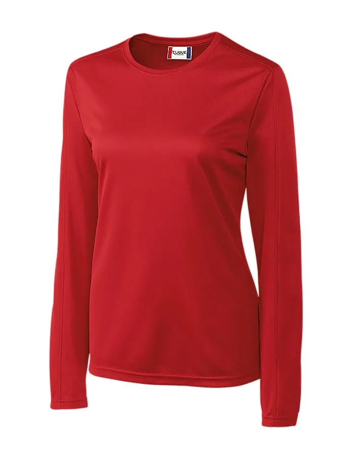 Clique Womens Ice Pique Long Sleeve Tech Tee