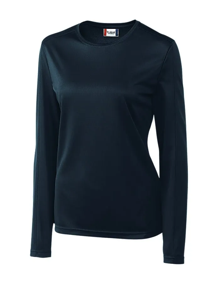 Clique Womens Ice Pique Long Sleeve Tech Tee
