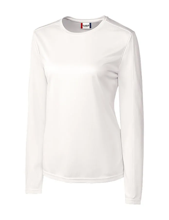 Clique Womens Ice Pique Long Sleeve Tech Tee