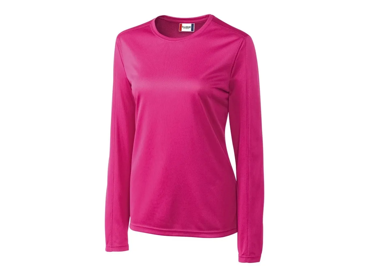 Clique Womens Ice Pique Long Sleeve Tech Tee